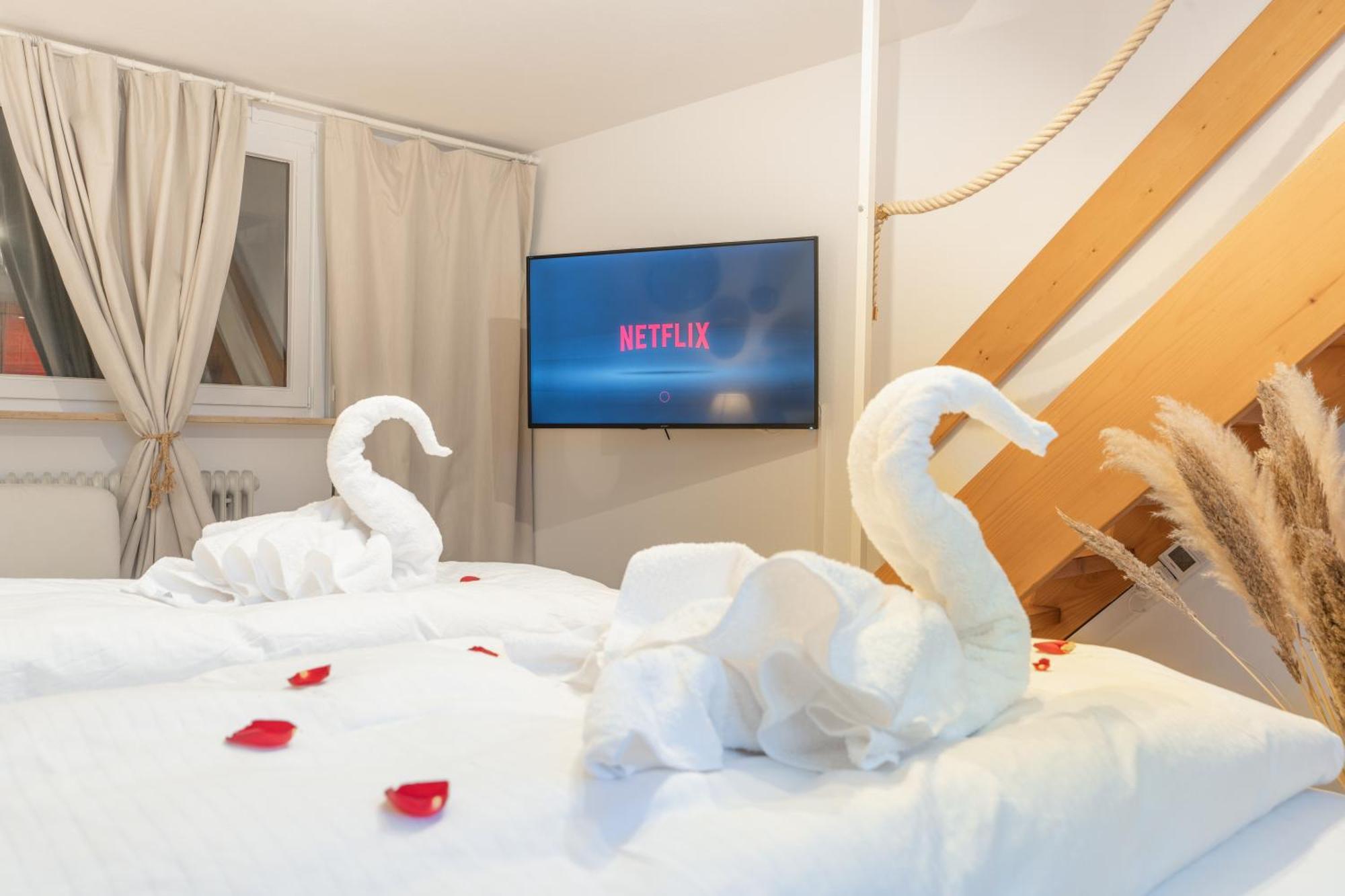 Seeblick-Oase Istayunixi Seenaehe-Sauna-Balkon-Netflix-Parkplatz Ohningen Eksteriør billede