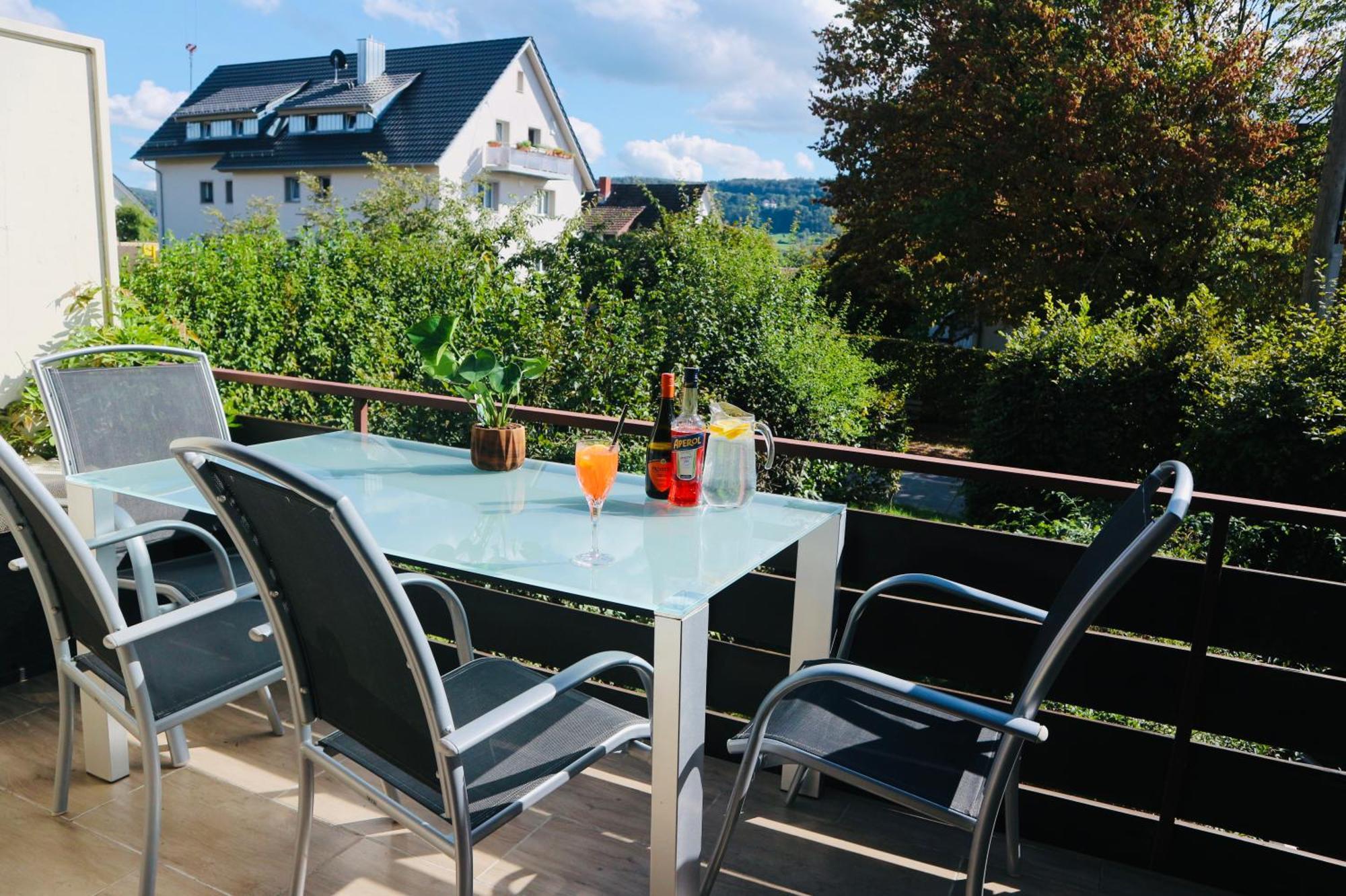 Seeblick-Oase Istayunixi Seenaehe-Sauna-Balkon-Netflix-Parkplatz Ohningen Eksteriør billede